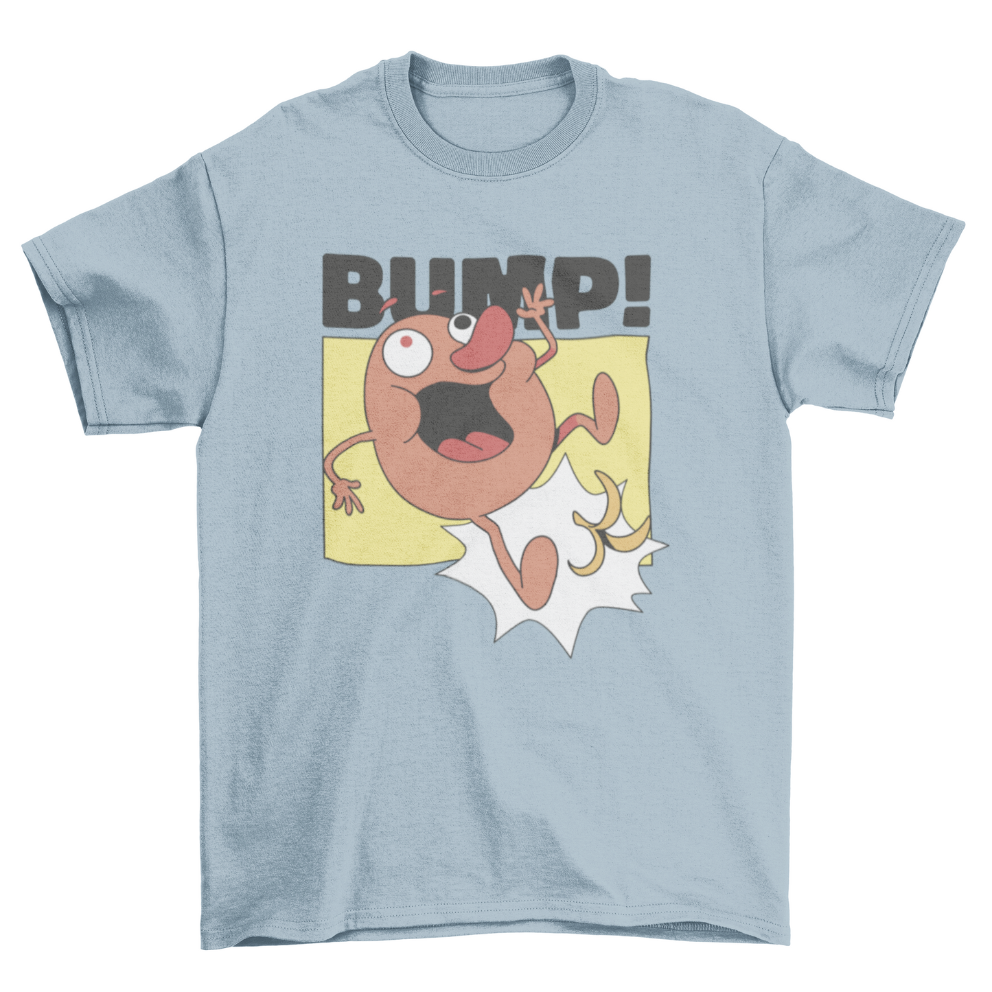 Funny Potato Cartoon Character T-shirt Design | Binge T-shirt Shop