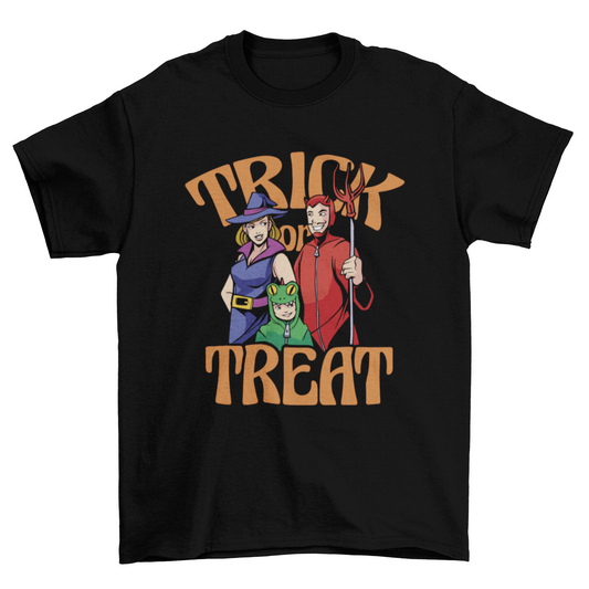 Family in Halloween Costumes T-shirt Design | Binge T-shirt Shop