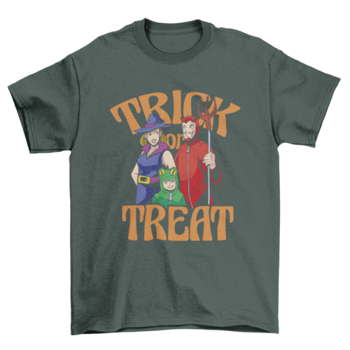 Family in Halloween Costumes T-shirt Design | Binge T-shirt Shop
