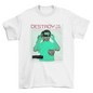 Cool Fashion Man Glasses Vaporwave Grid Quote "Destroy the Grid" Men | Binge T-shirt Shop