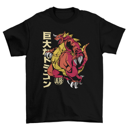 Dragon Japanese Monster Anime T-shirt | Binge T-shirt Shop