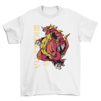 Dragon Japanese Monster Anime T-shirt | Binge T-shirt Shop