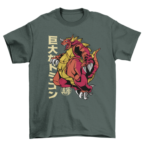 Dragon Japanese Monster Anime T-shirt | Binge T-shirt Shop