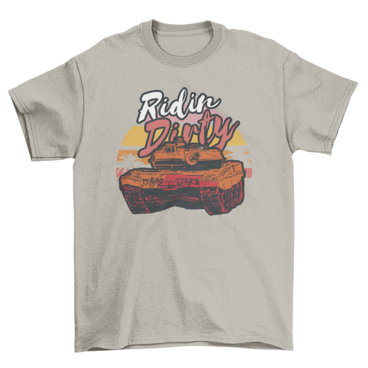 Army Military Tank T-shirt | Binge T-shirt Shop