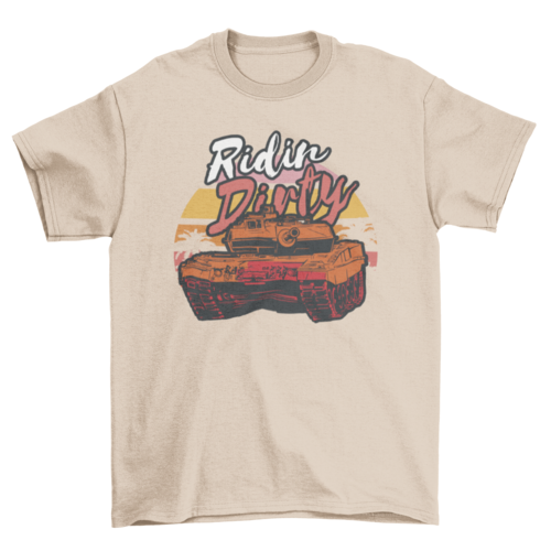 Army Military Tank T-shirt | Binge T-shirt Shop