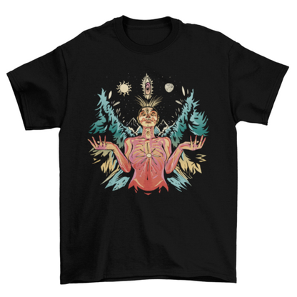 Spiritual Woman Illustration T-shirt Design | Binge T-shirt Shop