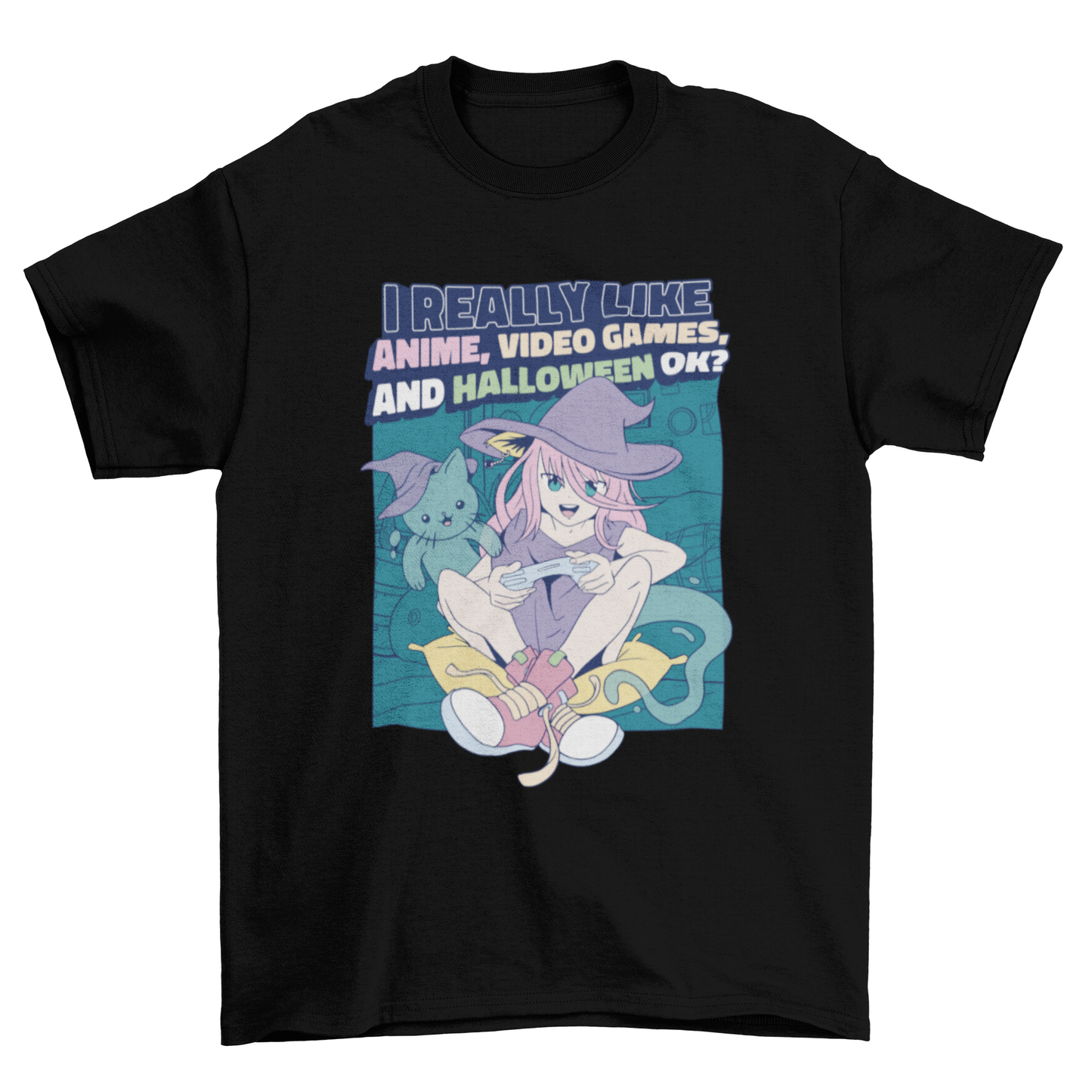 Halloween Anime Girl T-shirt Design | Binge T-shirt Shop
