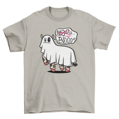 Ghost Cow Funny Halloween T-shirt | Binge T-shirt Shop