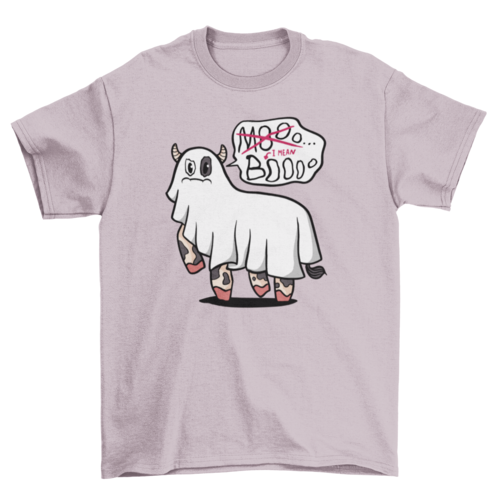 Ghost Cow Funny Halloween T-shirt | Binge T-shirt Shop