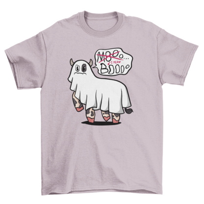 Ghost Cow Funny Halloween T-shirt | Binge T-shirt Shop