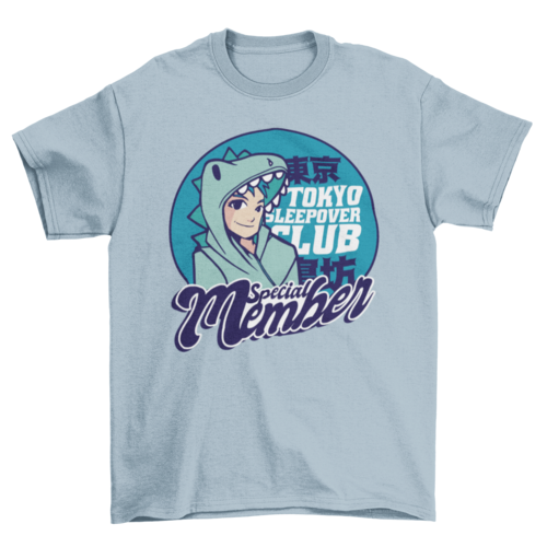 Anime Sleepover T-shirt | Binge T-shirt Shop