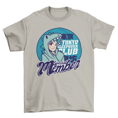 Anime Sleepover T-shirt | Binge T-shirt Shop
