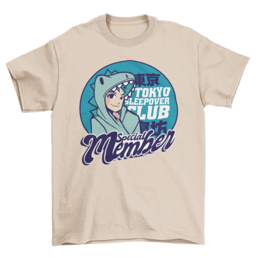 Anime Sleepover T-shirt | Binge T-shirt Shop