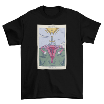 Uterus Tarot Card T-shirt | Binge T-shirt Shop