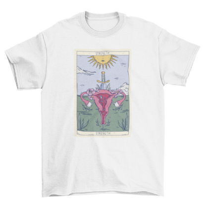 Uterus Tarot Card T-shirt | Binge T-shirt Shop