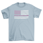 Breast Cancer American Flag T-shirt | Binge T-shirt Shop