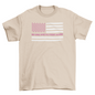 Breast Cancer American Flag T-shirt | Binge T-shirt Shop
