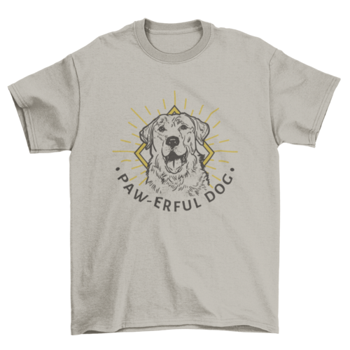 Golden retriever hand drawn t-shirt
