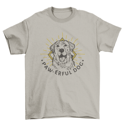 Golden retriever hand drawn t-shirt