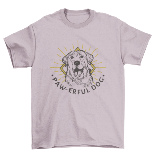 Golden retriever hand drawn t-shirt