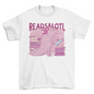 Axolotl reading books t-shirt