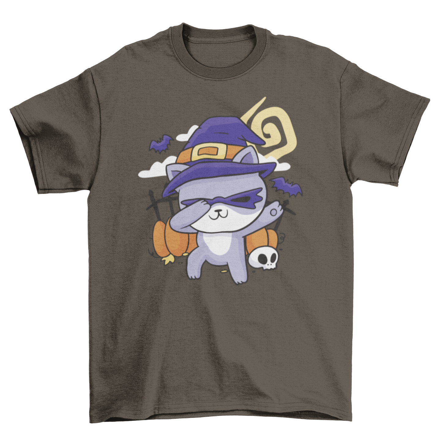 Halloween Cat Dabbing T-shirt Design | Binge T-shirt Shop