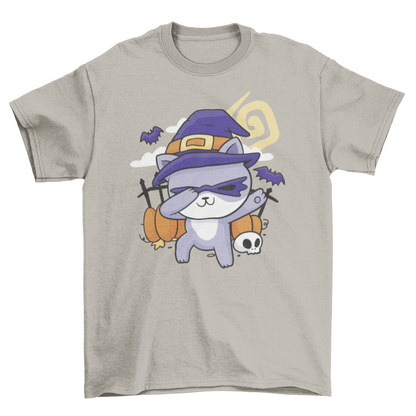 Halloween Cat Dabbing T-shirt Design | Binge T-shirt Shop