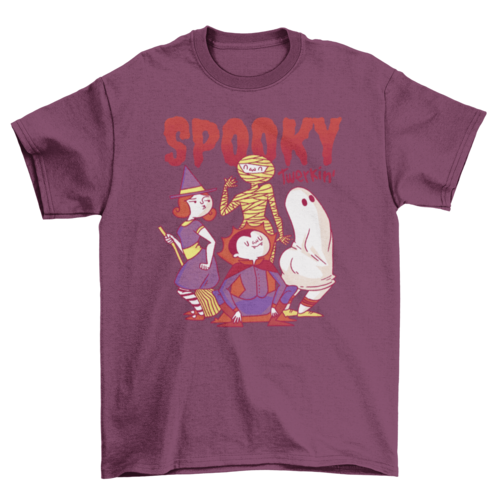 Spooky Holiday Cartoon Ghost Monsters Twerk Halloween Dance T-shirt | Binge T-shirt Shop