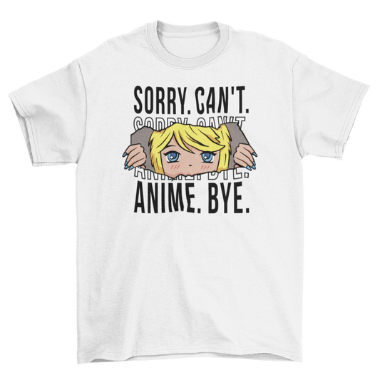 Cool Anime Quote T-shirt | Binge T-shirt Shop