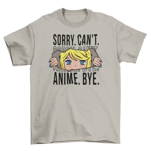 Cool Anime Quote T-shirt | Binge T-shirt Shop