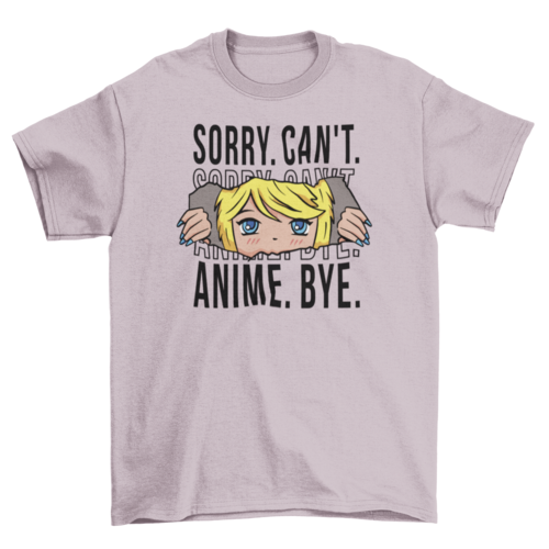 Cool Anime Quote T-shirt | Binge T-shirt Shop