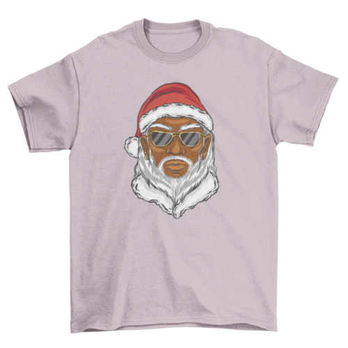 Black Santa Claus Christmas T-shirt | Binge T-shirt Shop