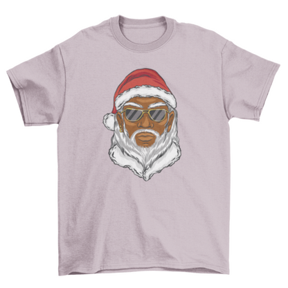 Black Santa Claus Christmas T-shirt | Binge T-shirt Shop