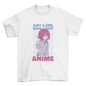 Anime Girl Quote T-shirt | Binge T-shirt Shop