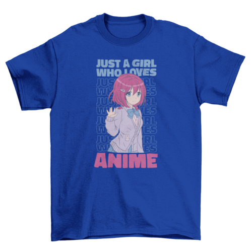 Anime Girl Quote T-shirt | Binge T-shirt Shop