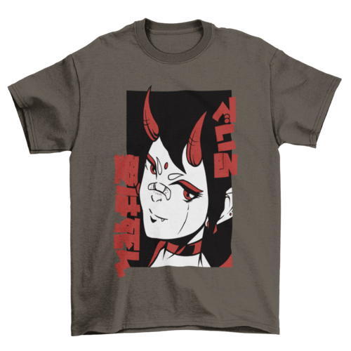 Horror Anime Girl T-shirt | Binge T-shirt Shop
