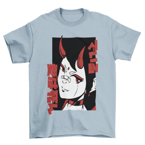 Horror Anime Girl T-shirt | Binge T-shirt Shop