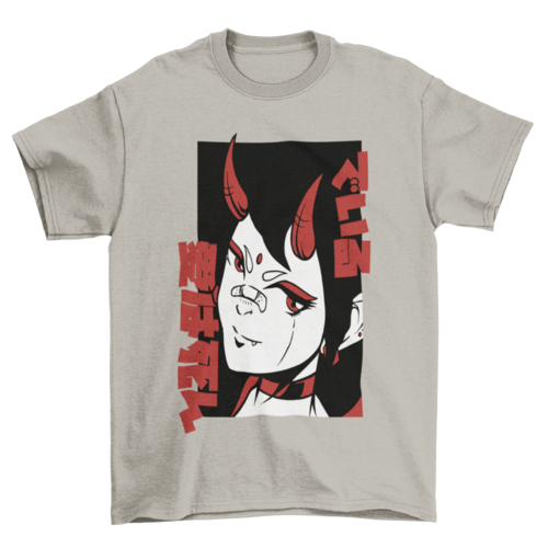 Horror Anime Girl T-shirt | Binge T-shirt Shop