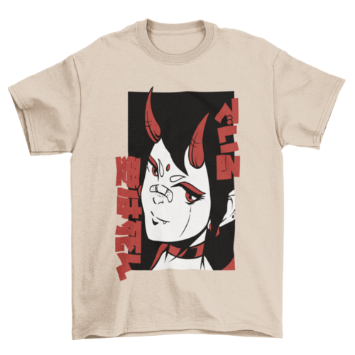 Horror Anime Girl T-shirt | Binge T-shirt Shop