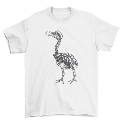 Skeleton Dodo Bird Animal T-shirt Design | Binge T-shirt Shop