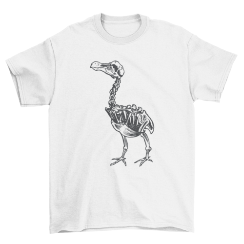 Skeleton Dodo Bird Animal T-shirt Design | Binge T-shirt Shop