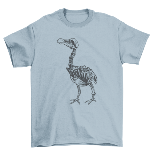 Skeleton Dodo Bird Animal T-shirt Design | Binge T-shirt Shop