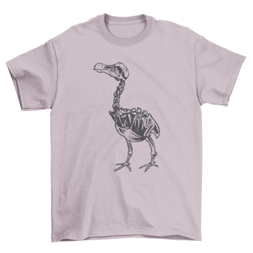 Skeleton Dodo Bird Animal T-shirt Design | Binge T-shirt Shop