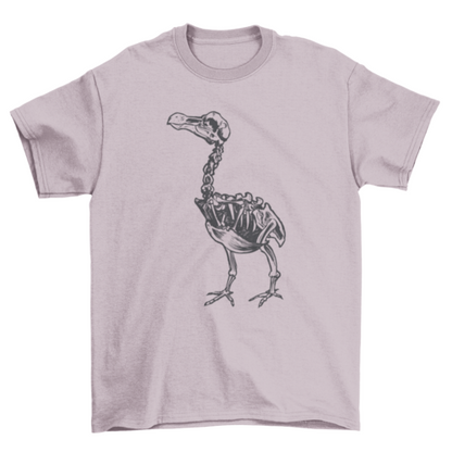 Skeleton Dodo Bird Animal T-shirt Design | Binge T-shirt Shop