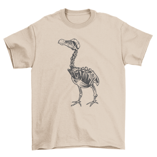 Skeleton Dodo Bird Animal T-shirt Design | Binge T-shirt Shop