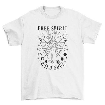 Spiritual deer animal t-shirt design