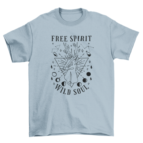 Spiritual deer animal t-shirt design