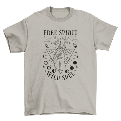 Spiritual deer animal t-shirt design