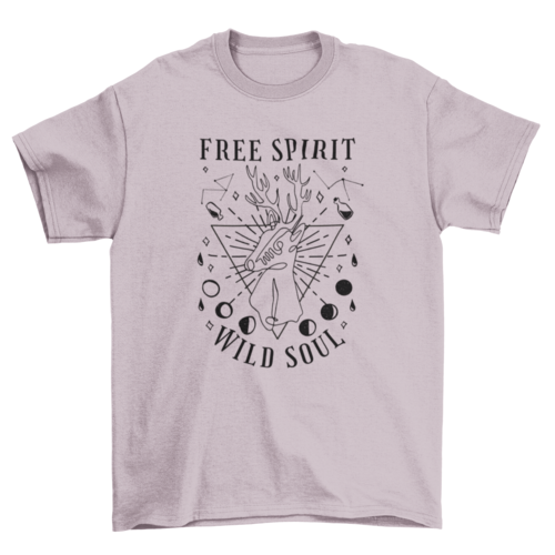 Spiritual deer animal t-shirt design