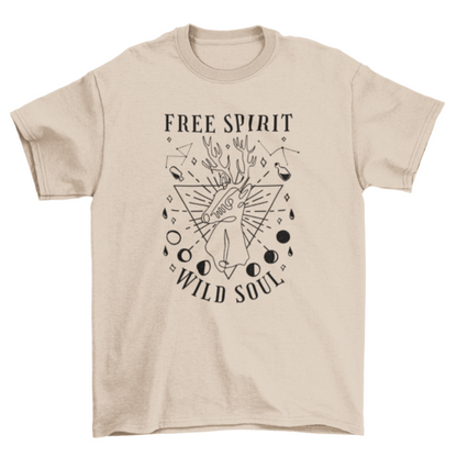 Spiritual deer animal t-shirt design